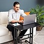 Mind Reader 27.5"- 39" Mobile Adjustable Sit/Stand Desk, Black (SDROLLXL-BLK)~#|#~A2C9F055-111F-42D8-86384235BFD8408C_sc7