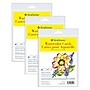 Strathmore 300 Series Watercolor Cards & Envelopes, 6.875" x 5", White, 6/Pack, 3 Packs/Bundle (STTP305150-3)~#|#~A2CAD745-4BC6-49AB-85FD60661D631D43_sc7