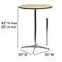 Flash Furniture 30'' Round Wood Cocktail Table (XA30COTA)~#|#~A2CB0B2B-ADD8-44F8-BCC2BDE0D2F5746B_sc7