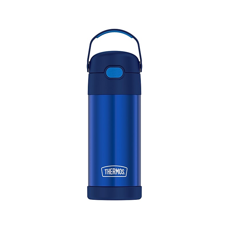 Thermos FUNtainer Stainless Steel Vacuum Insulated Water Bottle, 12 oz. (F4103NLB6ST) image 1