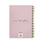 Carpe Diem Ballerina Pink Check 1-Subject Notebook, 7.5" x 9.75", Wide-Ruled, 80 Sheets, Pink/White (9377-CD)~#|#~A2CE332A-2BBF-471C-83F3E5C87EBDEAA2_sc7