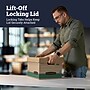 Bankers Box Presto Medium Duty 60% Recycled File Storage Box, Letter/Legal Size, Kraft/Green, 5/Pack (1277310)~#|#~A2CE397A-464E-4210-8AE906CE2A2A0966_sc7