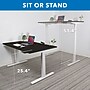 Mount-It! Ultimate Dual Motor 55"W Electric Rectangular Adjustable Standing Desk, Black/White (MI-18075)~#|#~A2D1C1CC-A111-4779-BAAC1495A756F80D_sc7