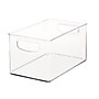 iDESIGN Small Stackable Plastic Storage Bin, Clear (64530)~#|#~A2D85421-E76F-41E0-969D0E59455B1092_sc7