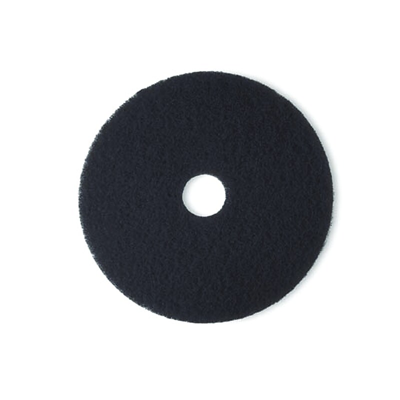 3M™ 7300 Low-Speed Floor Pad, High Productivity Stripping Pad, Black, 21", 5/Carton image 1
