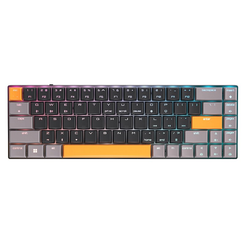 CHERRY XTRFY MX-LP 2.1 Wireless Gaming Mechanical Keyboard with MX Low Profile Speed Switches, Black image 1