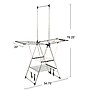 Household Essentials Stainless Steel Multi Tier Laundry Drying Rack, Gray (HE1207)~#|#~A2DE4C25-7A62-45B3-BAFE774819BE568F_sc7