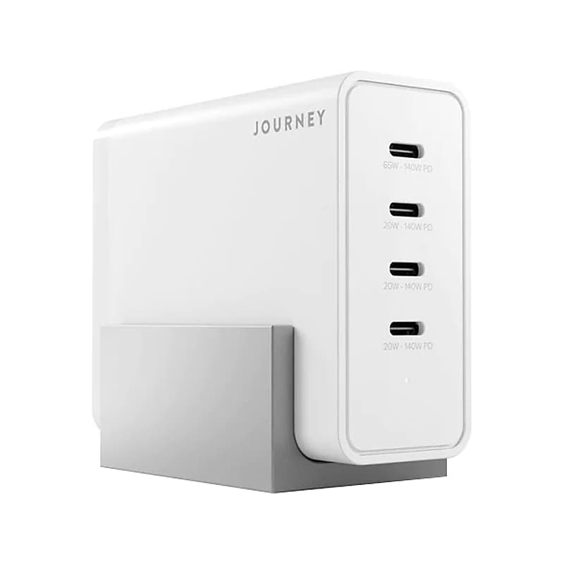 Journey BLITZ 140 USB Type-C Desktop Charger, White (JWCG140WH) image 1
