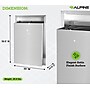 Alpine Industries Metal Indoor Trash Can, 12 Gallon, Stainless Steel (493)~#|#~A2EDA03D-3435-42B4-AE8D51F0CA1E8992_sc7