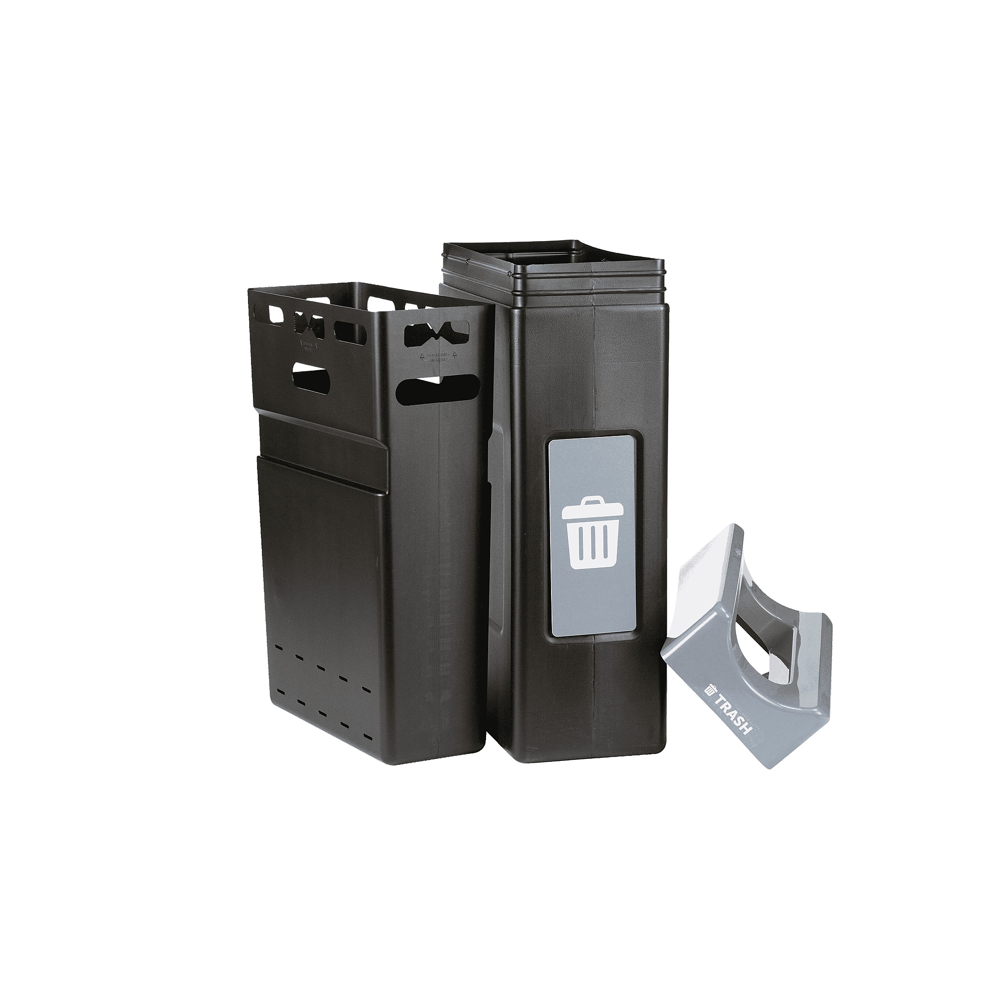 Commercial Zone Avante Polyethylene Trash Can, 30-Gallon, Black (7873N103A) Sansujyuku sansujyuku.com