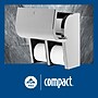 Compact 4-Roll Quad Coreless Toilet Paper Dispenser by GP PRO, Stainless Steel (56748)~#|#~A2EFA6D3-5016-41BE-92ECC0EA3965B3DD_sc7