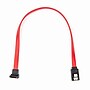 Rocstor Premium 1' Latching SATA to Right Angle SATA Data Cable, Male to Male, Red (Y10C857-RD)~#|#~A2F6AF00-6B12-407B-9154659B7B6C29D8_sc7