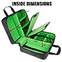 USA Gear S Series Travel Console Case for Xbox Series X or S, Green (GRSLS23100GNWS)~#|#~A2FB77B8-782A-4535-93D0755AFBC2EFDE_sc7