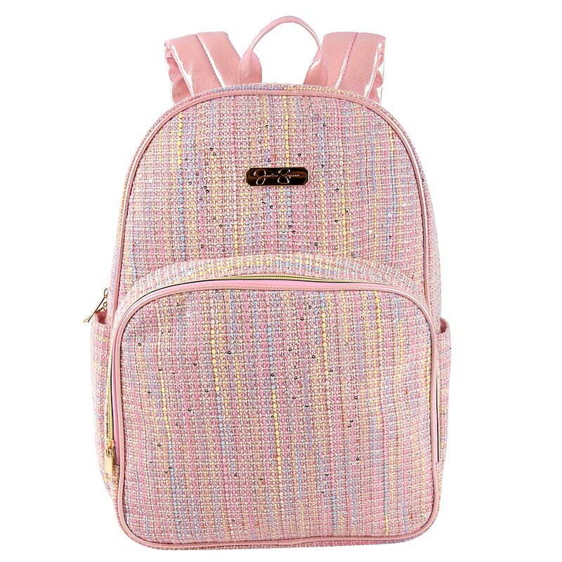 Jessica Simpson Laptop Compatible Backpack, Medium, Pink (4060STA) image 1