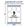 Avery Laser/Inkjet Decorative Edge Multipurpose Labels, 3" x 2.25", White, 225 Labels/Pack (94126)~#|#~A2FE70C8-2F5F-4472-B94A1BF111DD99C3_sc7
