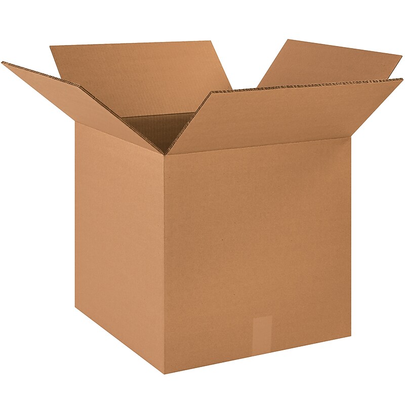17" x 17" x 17" Heavy Duty Shipping Boxes, 48 ECT, Double Wall, 10/Bundle (HD171717DW) image 1