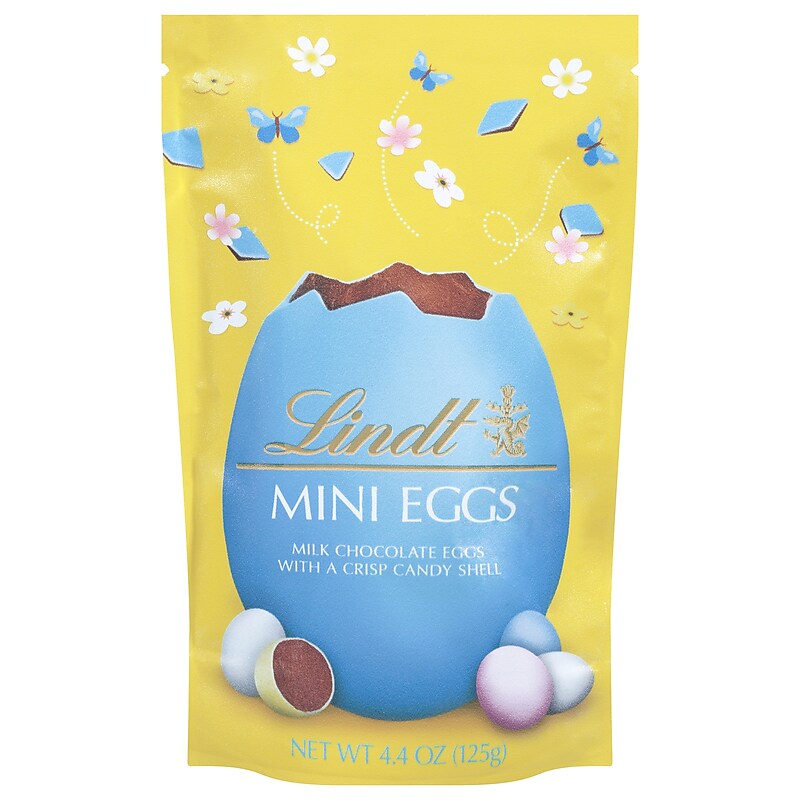 Lindt Mini Eggs Snack Size Milk Chocolate Eggs Pouch, 4.4 oz. (LAS42568) image 1