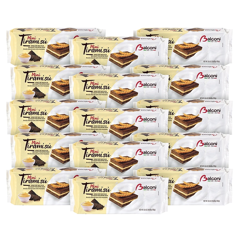 Balconi Mini Tiramisu Snack Cakes, 150/Pack (600-04195) image 1