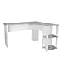 Techni Mobili 51" Mixed Materials L-Shaped Desk, Gray (RTA-8413L-GRY)~#|#~A312ADB3-D151-4261-8D0AD085FF91FB01_sc7