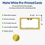Avery Gold-Metallic Berries Matte Blank Card, White, 80/Pack (S00-FH1)~#|#~A3140447-EFFA-422B-9584F188D6CB83C4_sc7