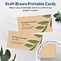 Avery Business Cards, 1-3/4" x 3-1/2" , Matte Kraft Brown, 80/Pack (95285)~#|#~A314B8A7-B64B-4299-A6E1E8D9B969382A_sc7