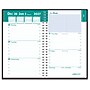 2027 House of Doolittle Express Track 8.5" x 11" Weekly & Monthly Appointment Book, Faux Leather Cover, Green/White (29602-27)~#|#~A3165CC9-5724-4938-A452077D2156FB82_sc7