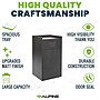 Alpine Industries Wood Trash Can, 40 Gallon, Black, 2/Pack (476-BLK-2PK)~#|#~A3166FB8-1385-46C9-9A31566759022DD9_sc7