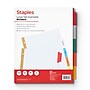 Staples Large Tab Insertable Dividers, 5-Tab, Assorted Colors (13489/11121)~#|#~A3181E94-5761-49C3-A05D95C123D8FC52_sc7