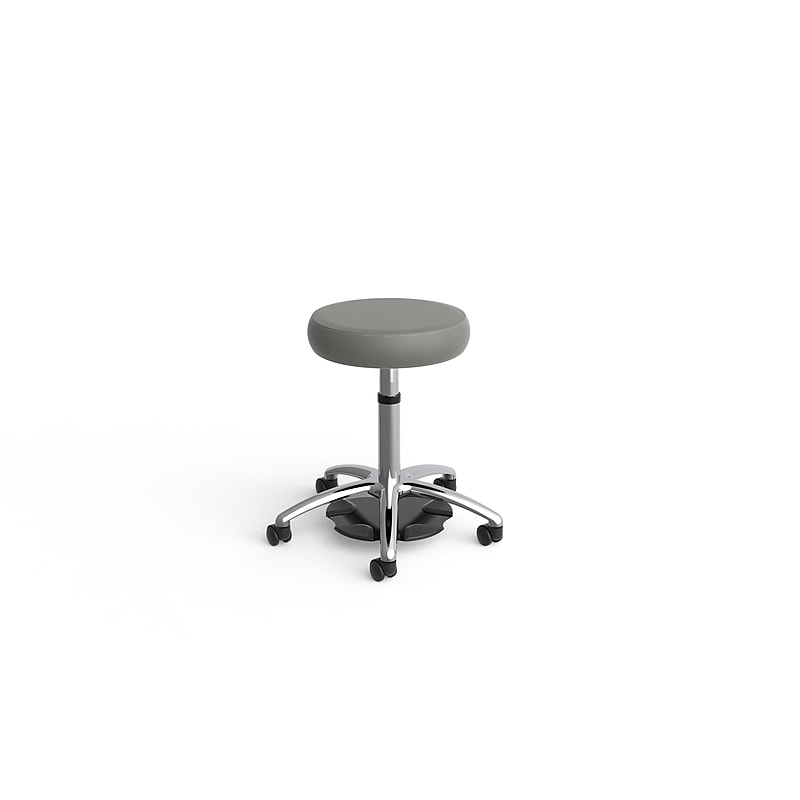 healtHcentric Ultimate Armless Frixion Medical Stool, Dark Grey (STOOL-UMED-DISC-CHR-FRIXDGR) image 1