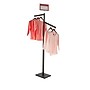 Nahanco 2 Way Rectangular Tubing Garment Rack, Black (B91)~#|#~A31D9032-D5E4-4FF4-A94CD9CA902ED6D5_sc7