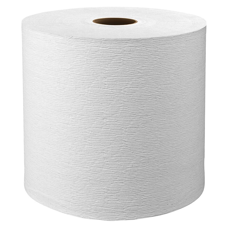 Kleenex Professional Recycled Hardwound Paper Towels, 1-ply, 425 ft./Roll, 12 Rolls/Carton (01080) image 1
