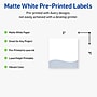 Avery Laser/Inkjet Square Multipurpose Labels, 3" x 3", White, 60/Pack (S00EV8)~#|#~A32D0901-76F4-43D9-8982667B3AA6EB1C_sc7