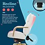 La-Z-Boy Symphony Ergonomic Bonded Leather Swivel Executive Chair, White and Gold (CCHR10013A)~#|#~A32E4C19-A3C0-4796-B1C72475E79D75DF_sc7