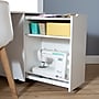South Shore Crea 58.25" Sewing Craft Table, White (7550728)~#|#~A32EDAF3-6CAF-4201-BE1A7CA97027DC74_sc7