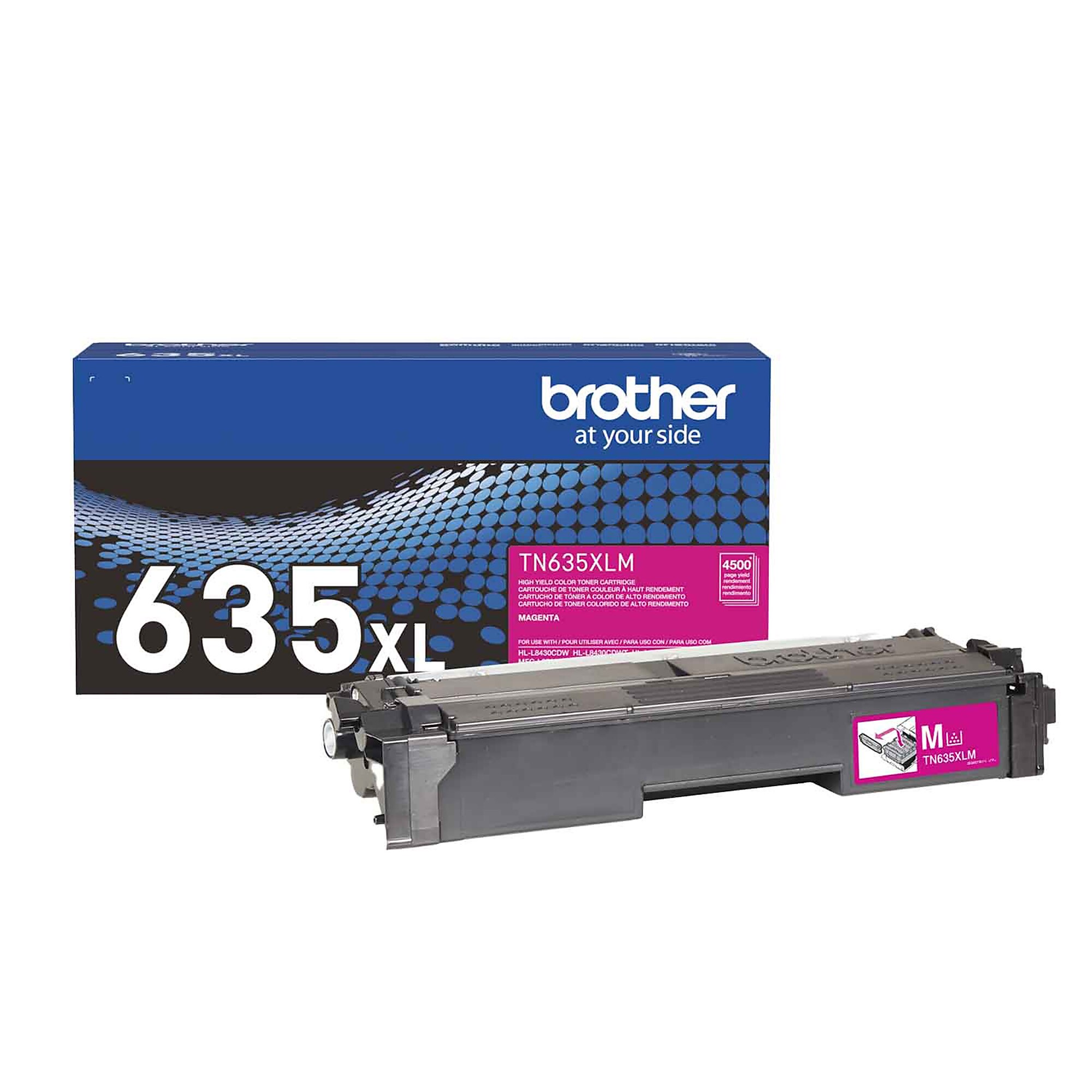 Brother TN635XL High Yield Magenta Toner Cartridge (TN635XLM) Sansujyuku sansujyuku.com