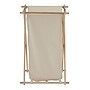 Household Essentials X‑Frame Wood Laundry Hamper with Folding Beech Frame and Washable Cream Poly‑Cotton Bag (HH6785-1)~#|#~A33510B3-1A8C-48DA-922C275CF78203D7_sc7