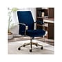 Thomasville Furniture Joelle Ergonomic Fabric/Metal Desk Chair, Blue/Gold (60068)~#|#~A335DD12-C81C-44A5-BC417D079B93ECE5_sc7