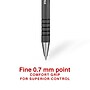 Staples Postscript Retractable Ballpoint Pens, Fine Point, Black Ink, Dozen (18264)~#|#~A336D39D-FA45-4CA4-9EA401DAEB5D4C0F_sc7