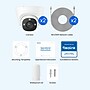 Reolink 4K+ 12MP Add-On or Stand Alone PoE Hardwired Outdoor Dome Security IP Cameras with Perimeter Protection, White, 2/Pack~#|#~A33BC219-81A8-48A2-AB29E7AEFDE21533_sc7
