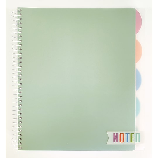 Carolina Pad Noted Premium 5-Subject Subject Notebooks, College Ruled, 150 Sheets, Color chosen at random (17514)~#|#~A33BD42C-DD99-43C5-899BE3DB32E05CB8_sc7