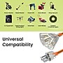 Power by GoGreen GG-15000 Heavy Duty Lighted End 100' Extension Cord, 3-Outlet, Orange (GG-15000)~#|#~A33C64B7-8317-4654-BF5E12969126F655_sc7