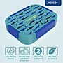 bentgo Snap & Go Kids Bento Box, 4-Compartment, Shark, 33.6 oz. (BGKDBOX-SHK)~#|#~A34061BC-0EF7-48CF-A3B40482C048E0FD_sc7