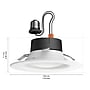 Philips Hue 4/Pack LED Recessed Downlights, White (578526)~#|#~A342DD3F-F56E-41AC-8067676CEBDAA404_sc7