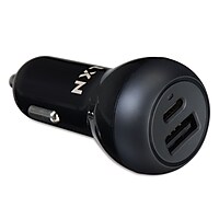  NXT Technologies Universal USB-C/USB-A Car Charger (NX60452) (Black)