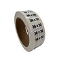 Nahanco 36 x 30 Plastic Size Marker, Clear/Black/White, 250/Roll (DSM-299)~#|#~A3439DA6-A2CC-40F9-AA106663ACD02D36_sc7