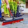 Libman Commercial 24" Multi-Surface Clamp Handle Push Broom, Red & Black Bristles, 4/Carton (1189)~#|#~A34CC791-E28F-40D3-91B11E9A1A87B194_sc7