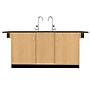 Diversified Woodcrafts Student Workstation with Sink, Oak Wood (2944K)~#|#~A34D2242-6250-40EA-9FC32F3A153FBD39_sc7