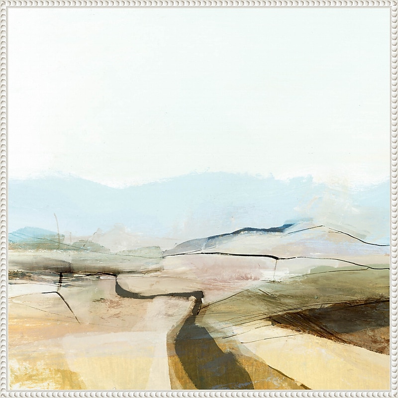 Amanti Art Country View by Dan Hobday Framed Canvas Wall Art Print, 30" x 30" (A42678302513) image 1