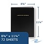Roaring Spring Paper Products Professional Notebooks, 8.75" x 11.25", Graph Ruled, 72 Sheets, Black (77160)~#|#~A351F140-35E2-4220-A479022D5E5FEAE8_sc7