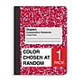 Staples 1-Subject Composition Notebook, 7.5" x 9.75", College Ruled, 100 Sheets, Color chosen at random (ST55063C)~#|#~A3534A50-9865-41CC-BA256BAD2E67B32A_sc7